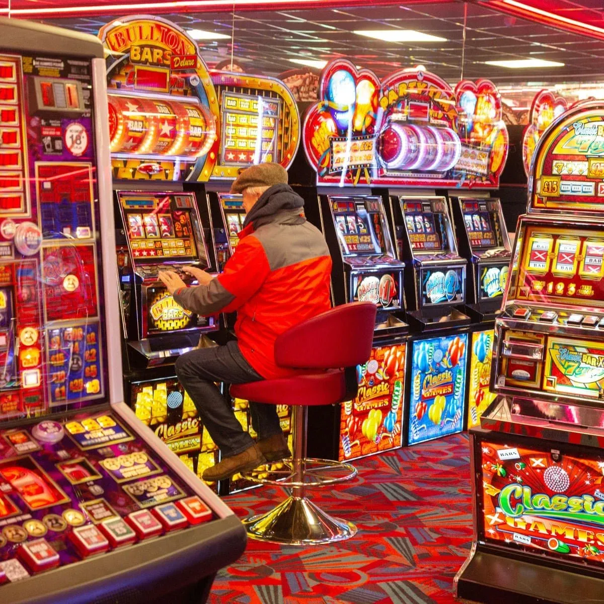 Decorative casino journal illustration